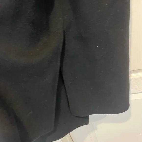GENTLE HERD - women’s wool black coat / size 2x - Picture 6 of 9